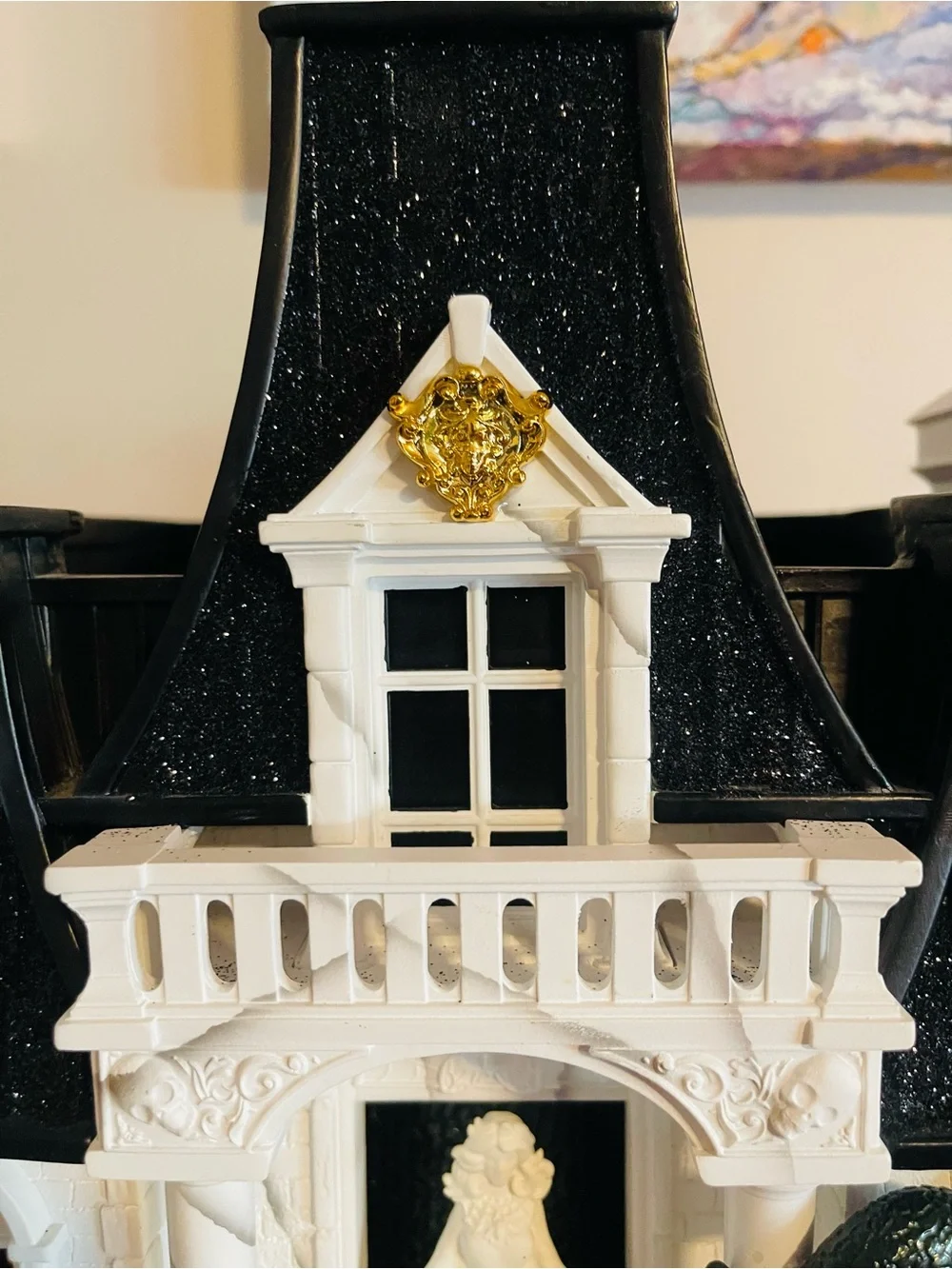 BBW 2024 Black and White Haunted Manor Holiday Luminary